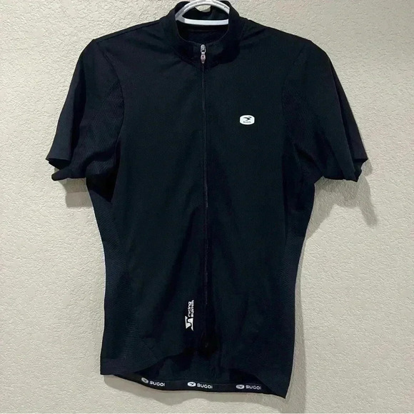 Sugoi Cycling Biking Jersey Shirt Women’s Size Medium Full Zip Pockets Polyester - Picture 1 of 15